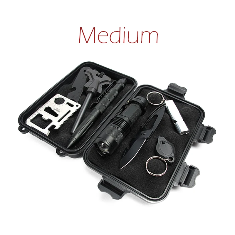 Caja de almacenamiento táctica a prueba de golpes, estuche de seguridad antipresión, impermeable, caja de herramientas herméticas, accesorios de emergencia de supervivencia al aire libre - imagen 5