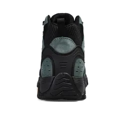 Humtto Botas Senderismo Piel Vaca Hombre Transpirables Resistentes