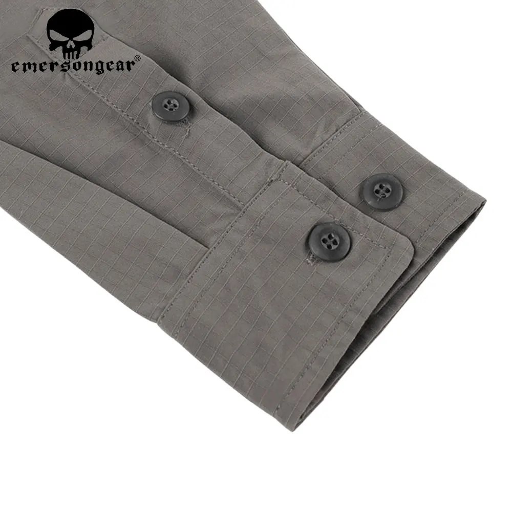 Emersongear-Camiseta táctica con ventilación transpirable para hombre, camisa de viaje con múltiples bolsillos de secado rápido para senderismo al aire libre, viajes EMB9553 - imagen 4