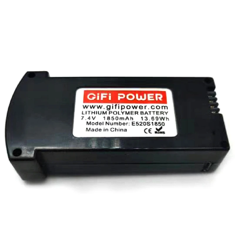 Batería LiPo recargable de 7,4 V y 1850mAh para Dron, pieza de repuesto para cuadricóptero, E520, E520S, JD-22S, 7,4 V, 1/2/3/5 unidades - imagen 5