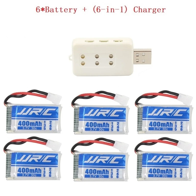 Batería recargable Original de 3,7 V, 400mah, 30C para repuestos JJRC H31 RC, batería Lipo de 3,7 V y cargador USB para JJRC H31 - imagen 4