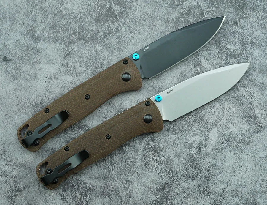 LEMIFSHE 535/535BK Mikata cuchillo plegable táctico S30V supervivencia