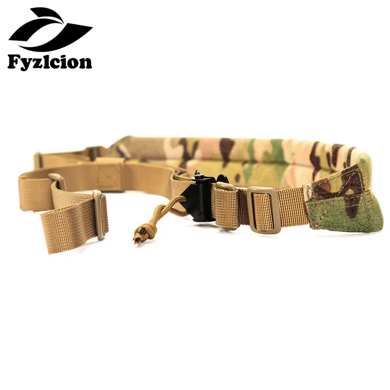 Eslinga táctica de 2 puntos para Rifle, cinturón militar ajustable para Airsoft y Milsim