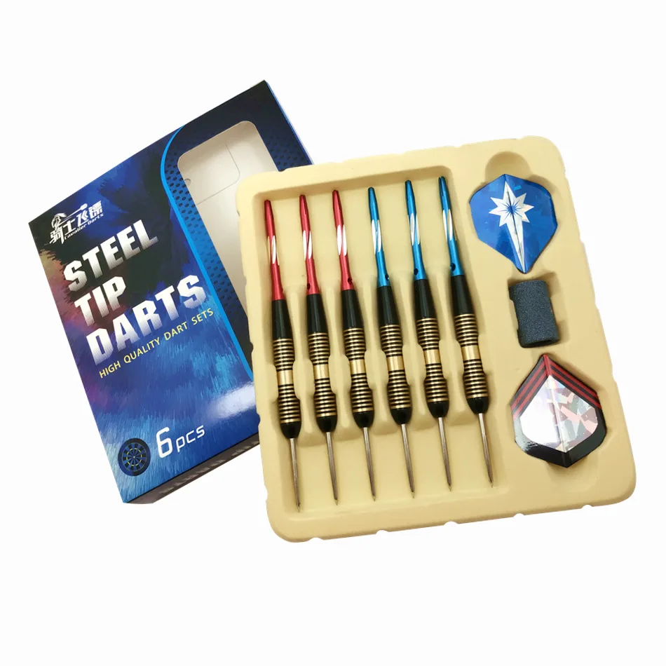 Juego de dardos profesionales de alta calidad, dardos de punta de acero de cobre, caja de Color de alto grado y dardos de objetivo Grindstone, Envío Gratis, 23g - imagen 3