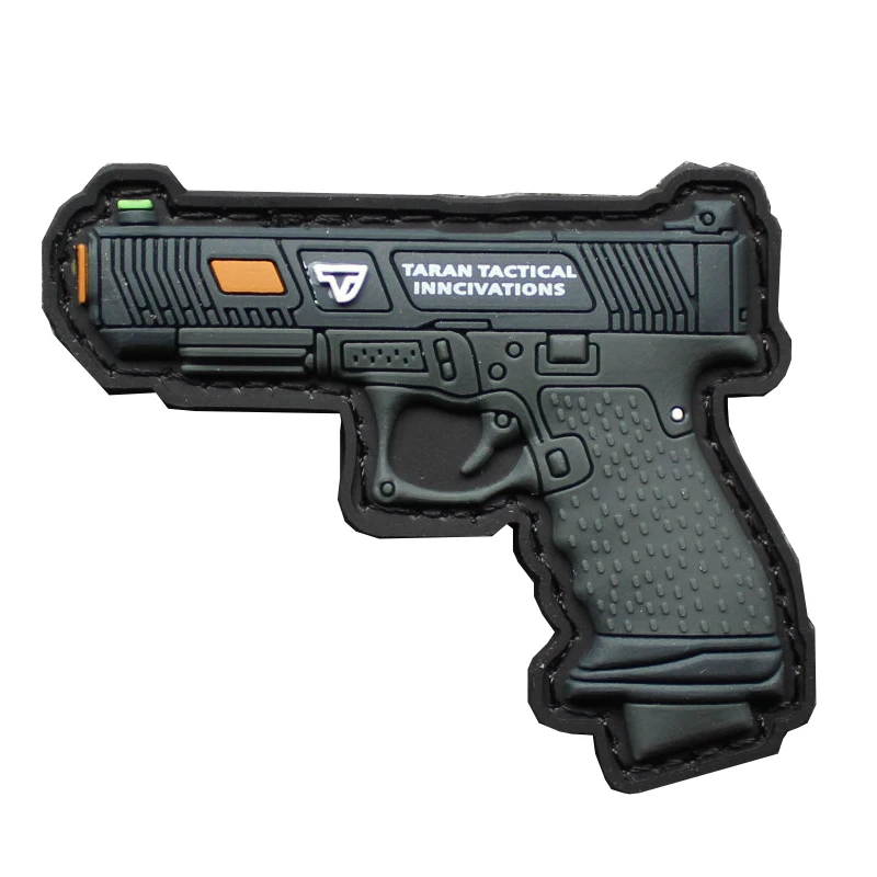 Tactics Q versión del arma, pegatina mágica, PVC, sello de silicona, bolsa táctica, pegatina, TTI mini, Charretera - imagen 5