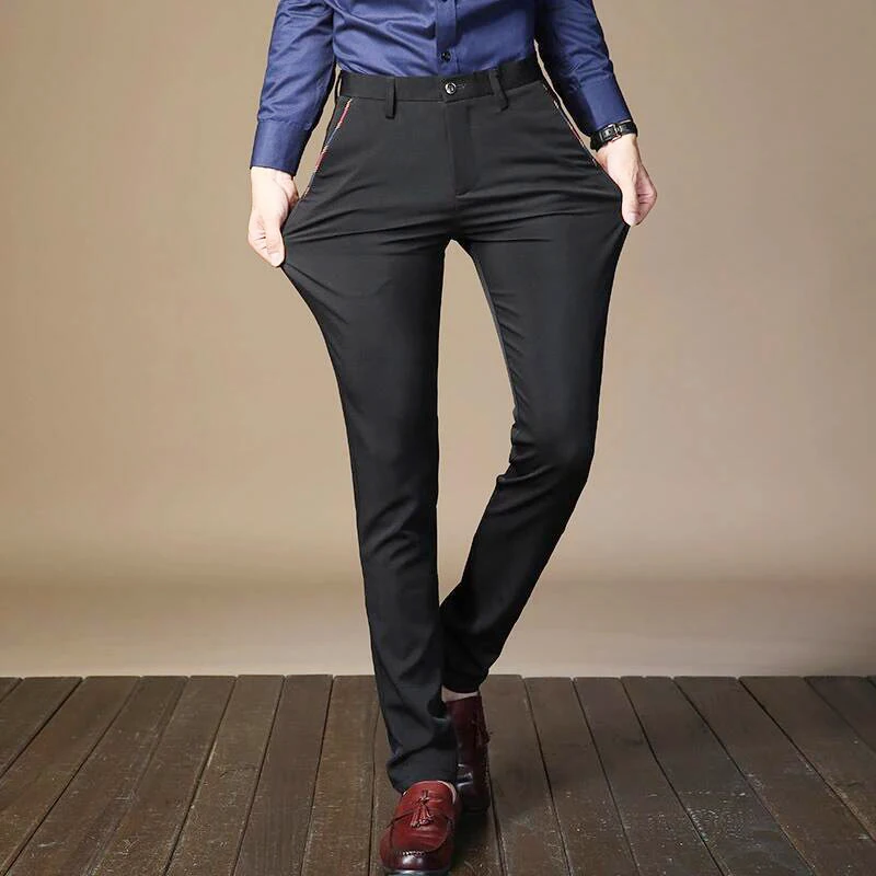 Pantalones largos de autodefensa anticorte resistentes a cuchillos para hombre, pantalones de traje, pantalones casuales sigilosos a prueba de puñaladas, protección policial para hombres de negocios - imagen 3