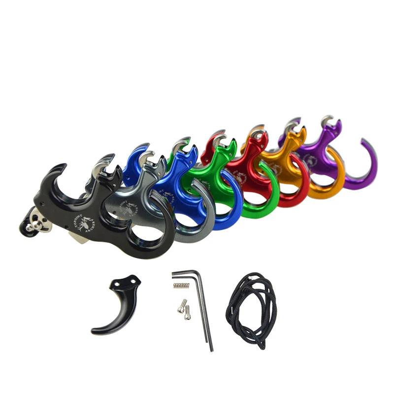 Empuñadura de liberación de arco, reemplazo de pinza de 3/4 dedos, versión automática, tiro con arco compuesto, Ayuda de liberación - imagen 2