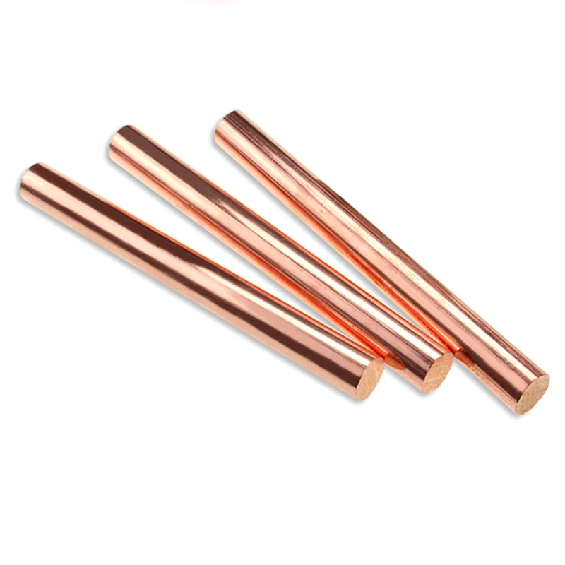 Varilla de barra de cobre hecha a mano, Material de mango de cuchillo, pieza de mango de cuchillo, accesorios de Juguetes Diy, 3-6mm, 100mm, 2 piezas - imagen 3