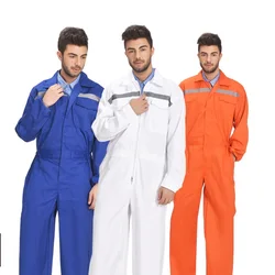 Mono de trabajo de alta visibilidad, uniformes de trabajo, mono aislante a prueba de polvo, traje de soldadura, taller de coche, marinero, mecánico, ropa de trabajo de talla grande