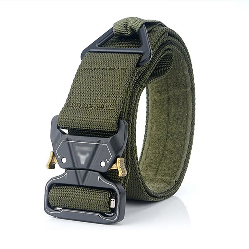 Cinturón táctico militar con hebilla de Metal rápido Oxford 1000D resistente al desgaste para lucha al aire libre Molle cinturón versátil de nailon 3 colores - imagen 4