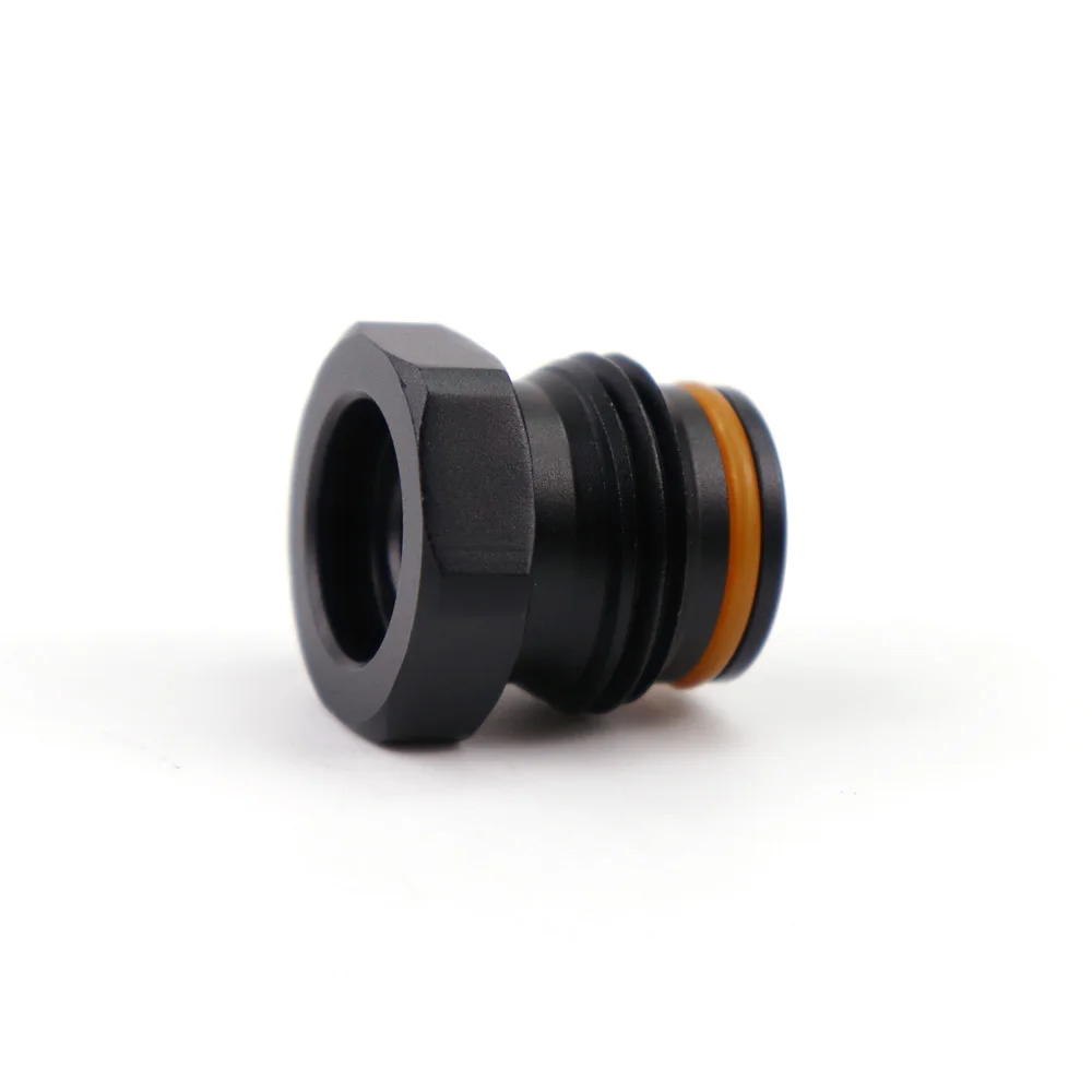 Nuevo cilindro de cartucho de Co2 (rosca 3/8-24UNF) a rosca de tanque de Paintball (G1/2-14) convertir adaptador - imagen 2