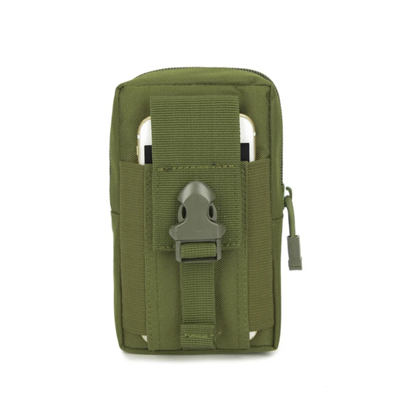 Pistolera táctica Molle para teléfono móvil, cinturón para Smartphone, paquete de correa, bolsa pequeña militar, Mini bolsa de cintura para iPhone 12ProMax - imagen 4