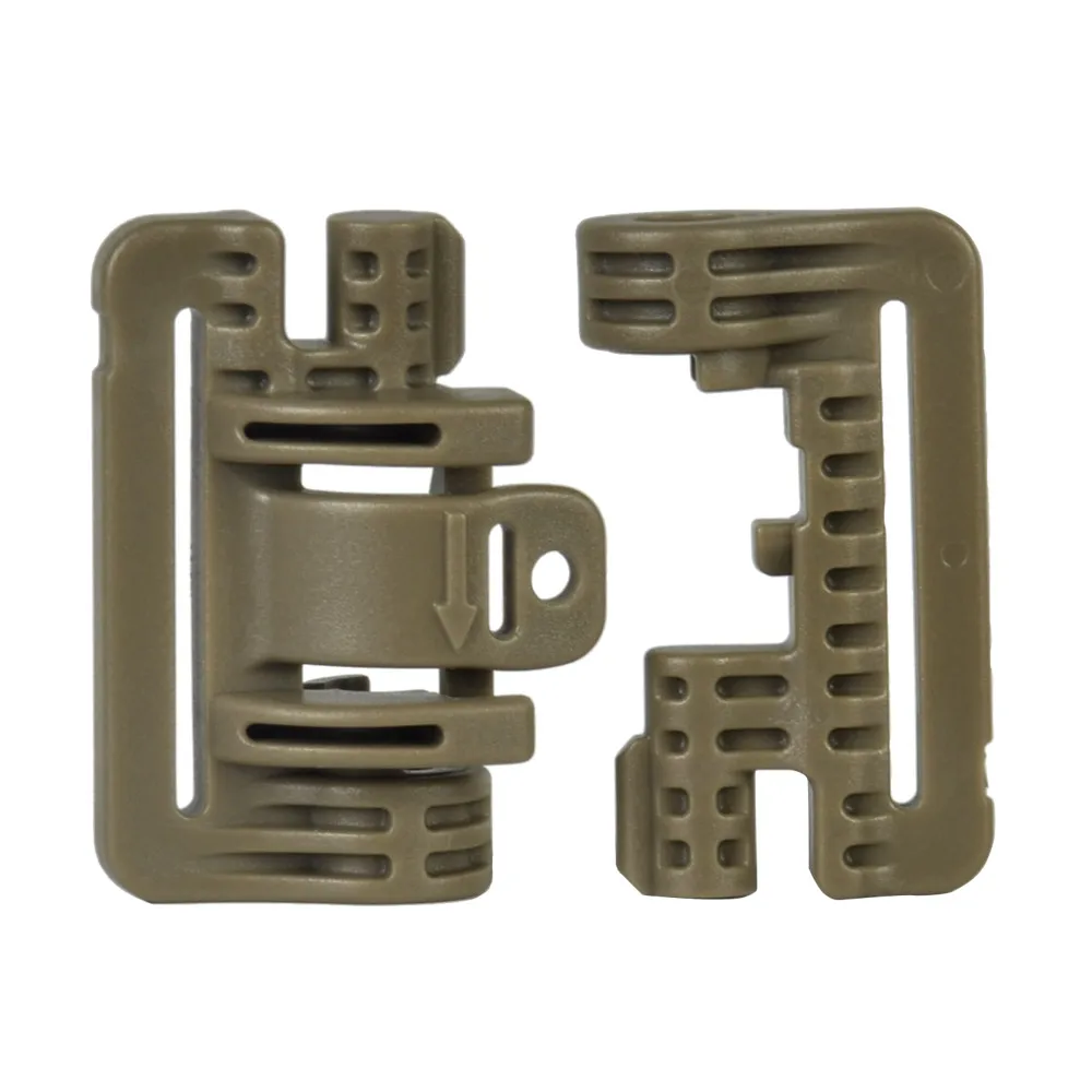 Chaleco táctico con hebilla de liberación rápida, conjunto de conversión de hombro con conector de apertura rápida, accesorios de caza POM Airsoft Paintball - imagen 2