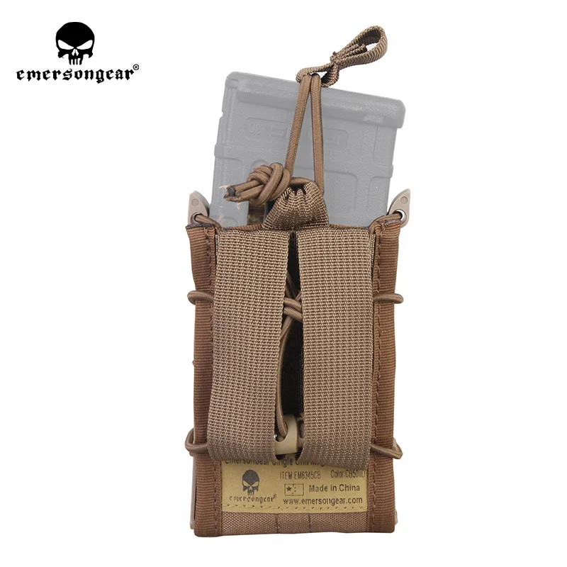 Emersongear-bolsa para revistas táctica Molle Mag, Rifle portátil Modular, bolsa de bomba individual para 556 M4 M16 AR15 SR52 P-MAGS M1A1 G3 - imagen 3