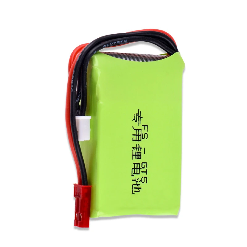 Nueva batería lipo de 7,4 V y 1500mAh para transmisor Flysky FS-GT5, piezas de modelos RC, accesorios de juguetes, batería de litio recargable de 7,4 v - imagen 3