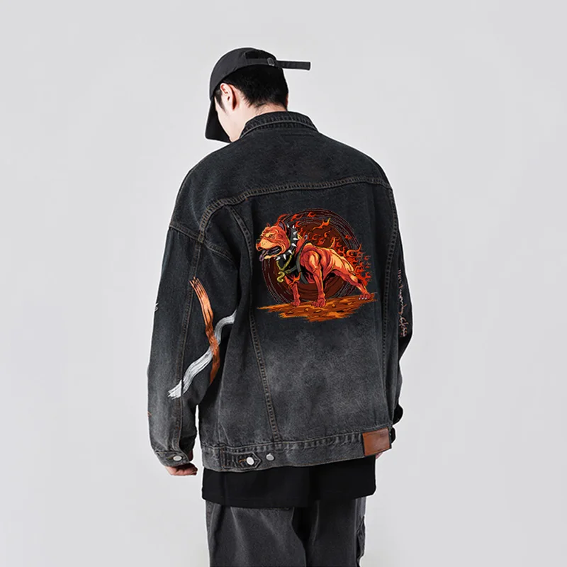 Parches de transferencia de hierro para ropa, apliques de motociclista, camiseta, transferencia de calor, pegatinas térmicas, músculos, Shar, Pei, perro - imagen 3