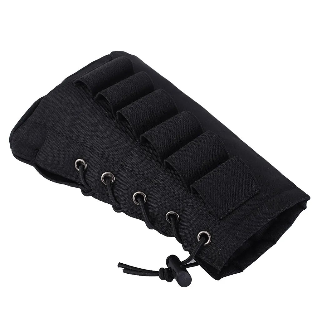 Bolsa de munición táctica de 6 rondas, soporte de cartucho de pistola de Rifle, botonadura, cubierta de descanso de mejillas, soporte de carcasa de escopeta, accesorios de caza - imagen 3