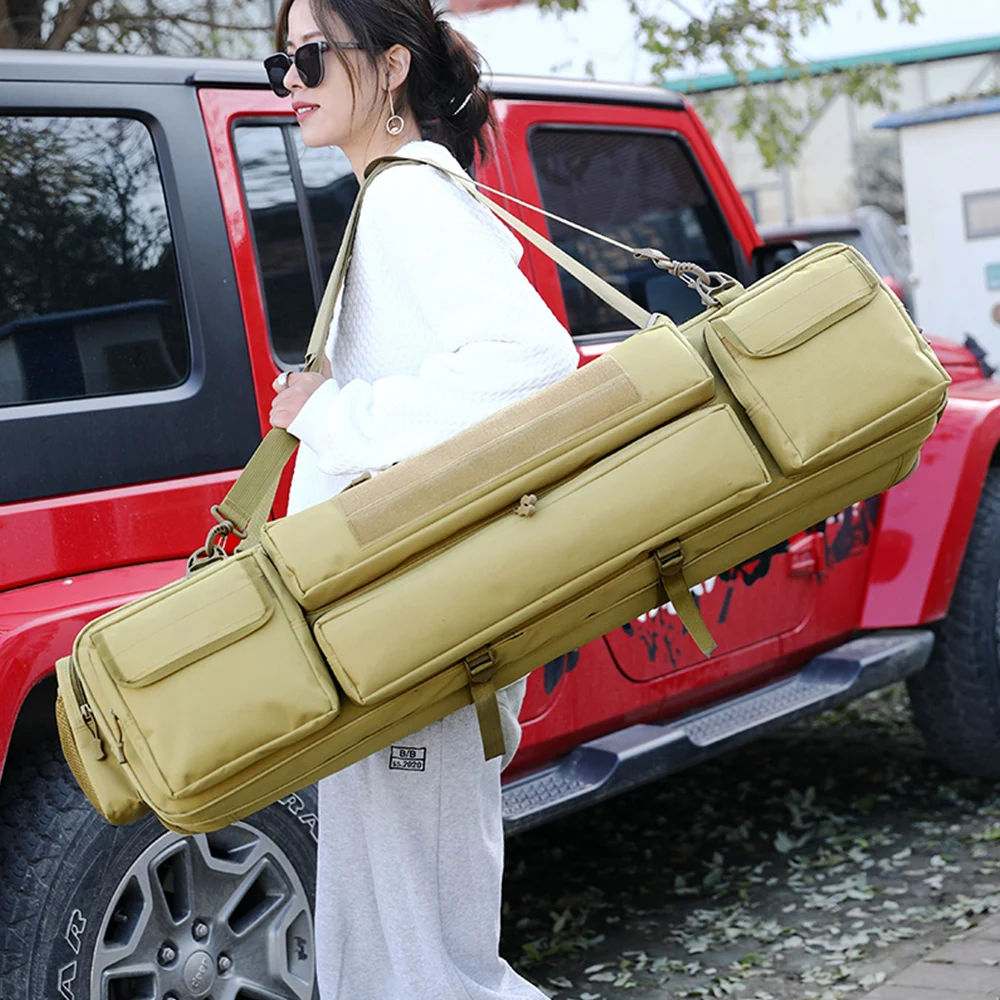 Bolsa para caña de pescar de 120CM para hombre, funda táctica para pistola, mochila para exteriores, herramientas para caña de pescar, equipo de almacenamiento, accesorios, bolso de mano XA277A - imagen 2