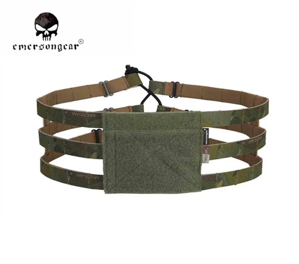 Emersongear faja Lite de 3 bandas para chaleco AVS/JPC, correa de cintura, cinturones de combate para el vientre, caza Airsoft EM7437 de nailon - imagen 2