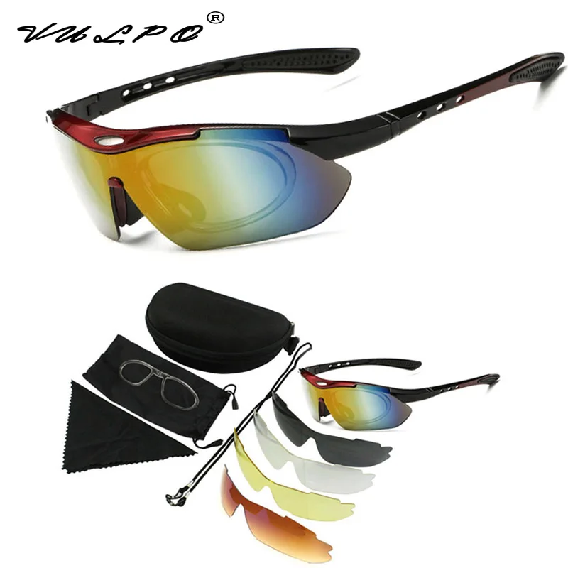 VULPO Gafas tácticas UV400 para caza, senderismo y motociclismo