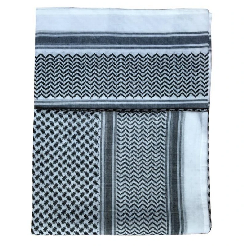 Bufanda de Keffiyeh árabe, pañuelo de cabeza táctico militar, islámico, saudí, árabe, Dubái, disfraces tradicionales, pañuelo musulmán, novedad - imagen 5