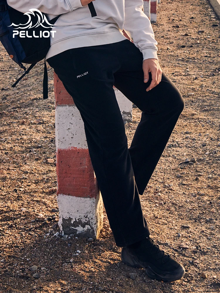 Pelliot Pantalones elásticos de senderismo de invierno para mujer, pantalones de lana para deportes al aire libre para hombre, pantalones de Trekking de montaña para hombre - imagen 3