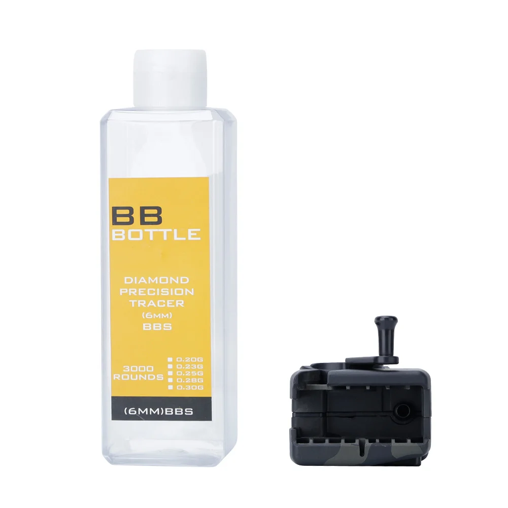 Botella de almacenamiento de carga rápida con manivela manual, convertidor BB de gran capacidad, accesorios para Paintball y Airsoft, M4, BB, 3000 rondas - imagen 5