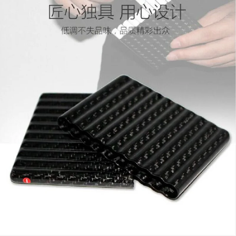 Caja de cigarrillos de viaje de fibra de carbono, estuche protector, 10 cigarrillos para hombre - imagen 5