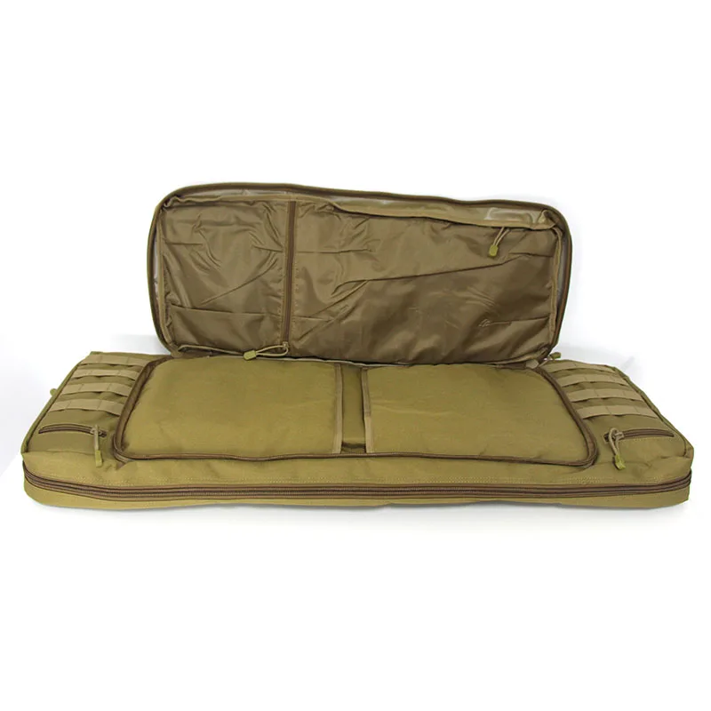Funda de Rifle táctica de 36 ", mochila larga de doble Rifle, bolsa de pistola para caza, rango de tiro, Paintball CS Wargame - imagen 5