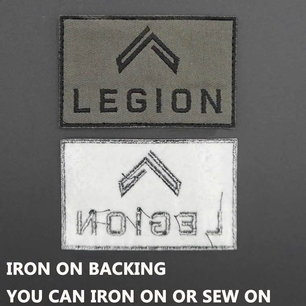 Parches bordados de gancho táctico de Legión samurái, insignia de Moral del Ejército para bolso, ropa, brazo, sombrero, accesorios - imagen 4