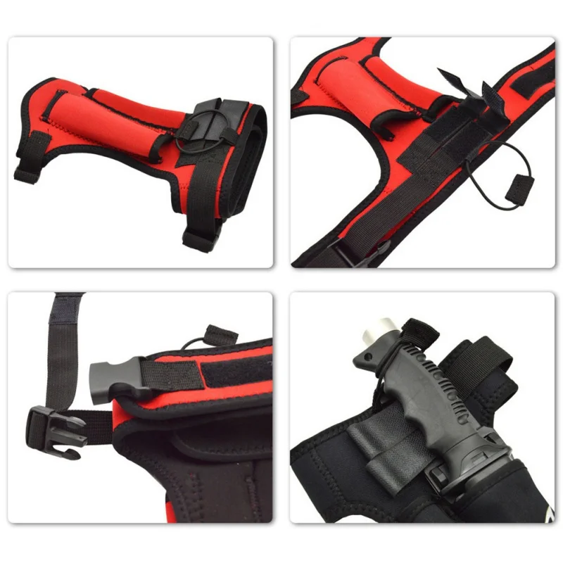 Equipo de buceo para deportes acuáticos, mallas de buceo, soportes para cuchillos, bolsas ajustables para cuchillos de pierna, equipo subacuático Outdoo - imagen 5