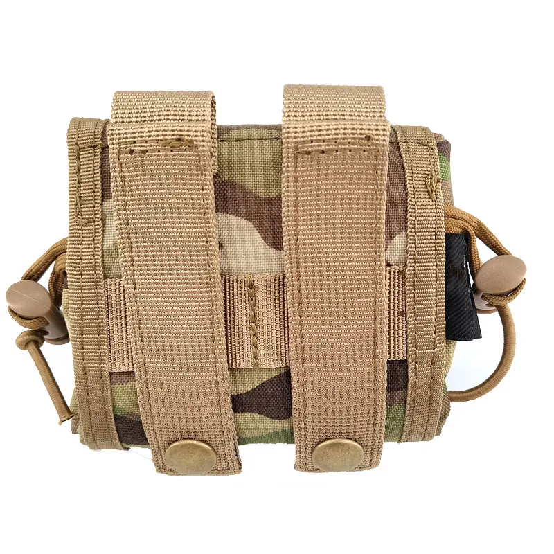Bolsa de basura táctica Molle Mag, bolsa plegable EDC para almacenamiento de herramientas de reciclaje, para caza, Airsoft, Paintball, Camping - imagen 5