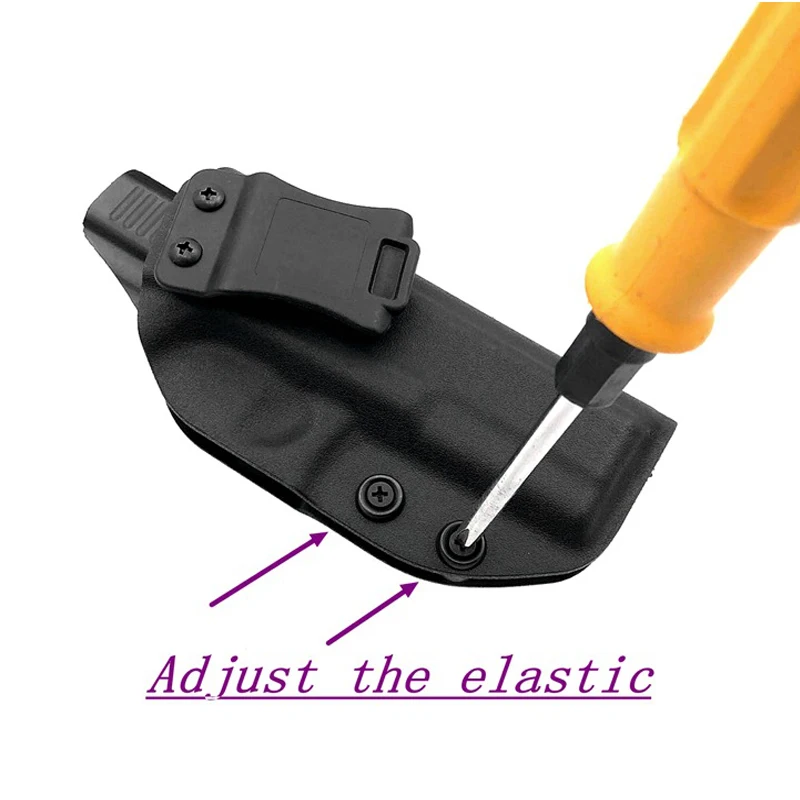 Funda de ocultación kydex IWB GLOCK 17 22 31 dentro de la cintura funda de pistola de transporte oculta funda de pistola de cinturón - imagen 4