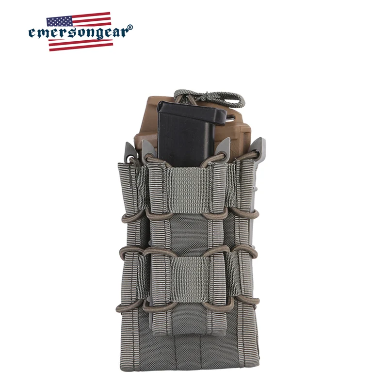 Emersongear-bolsa táctica para Rifle, bolsa MOLLE con tapa abierta, FAST AK M4 FAMAS, entrenamiento, Airsoft, caza, senderismo, nailon al aire libre - imagen 3