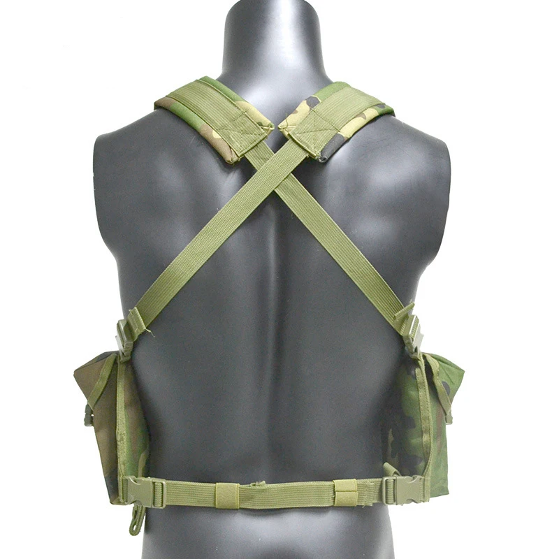 Chaleco táctico de caza, ropa de Airsoft, aparejo de pecho de munición AK 47, portador de revistas, equipo militar de combate - imagen 2