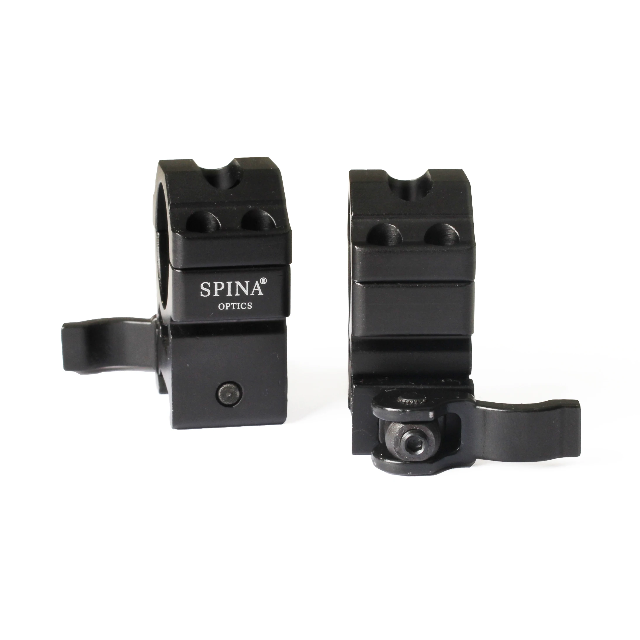 Mira QD táctica Universal de liberación rápida, anillos de 25,4mm, riel Picatinny, soporte de mira óptica para tiro, accesorios de caza - imagen 5