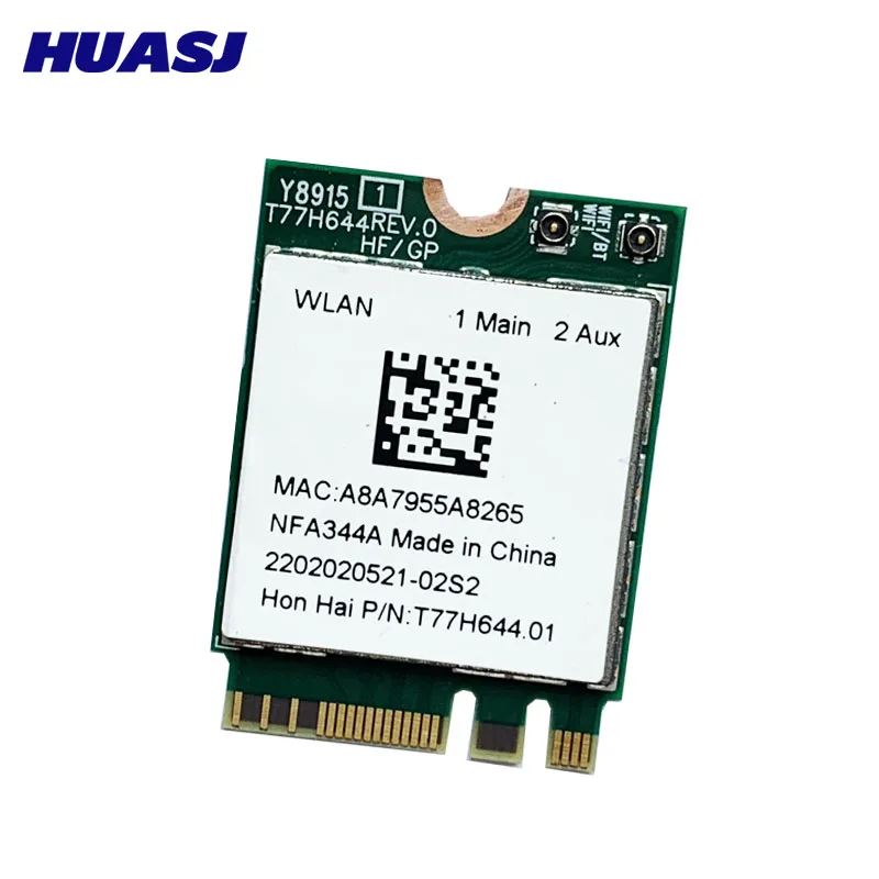 Huasj-adaptador inalámbrico de CA, wifi, QCNFA344A, NFA344A, banda Dual + BT4.1, tarjeta NGFF - imagen 3