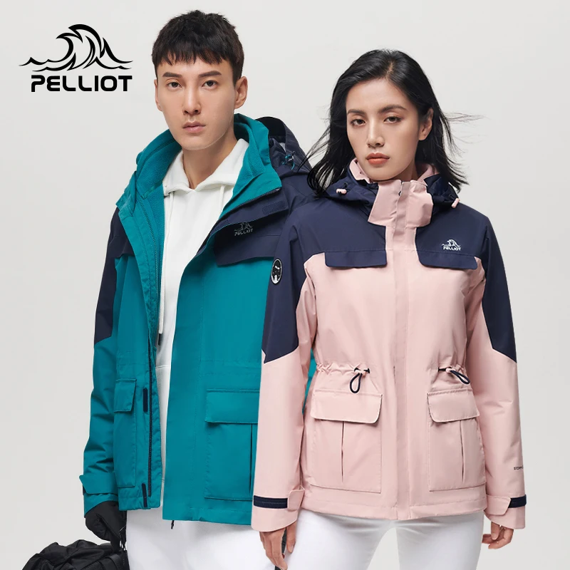 Plott-Chaqueta de acampada para hombre y mujer, cortavientos impermeable, cálida, para turismo, invierno y otoño - imagen 4