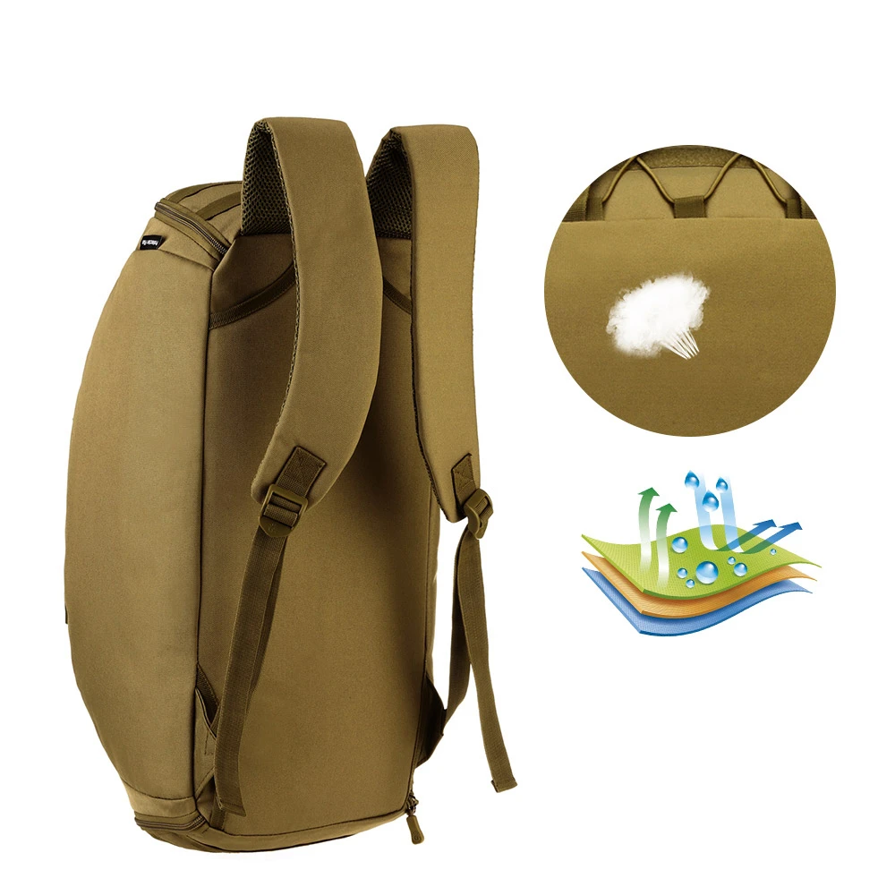 SINAIRSOFT-mochila táctica de nailon impermeable para ordenador portátil, bolsa militar para deportes al aire libre, Camping, senderismo, cámara, LY2030, 35L, 14 pulgadas - imagen 5