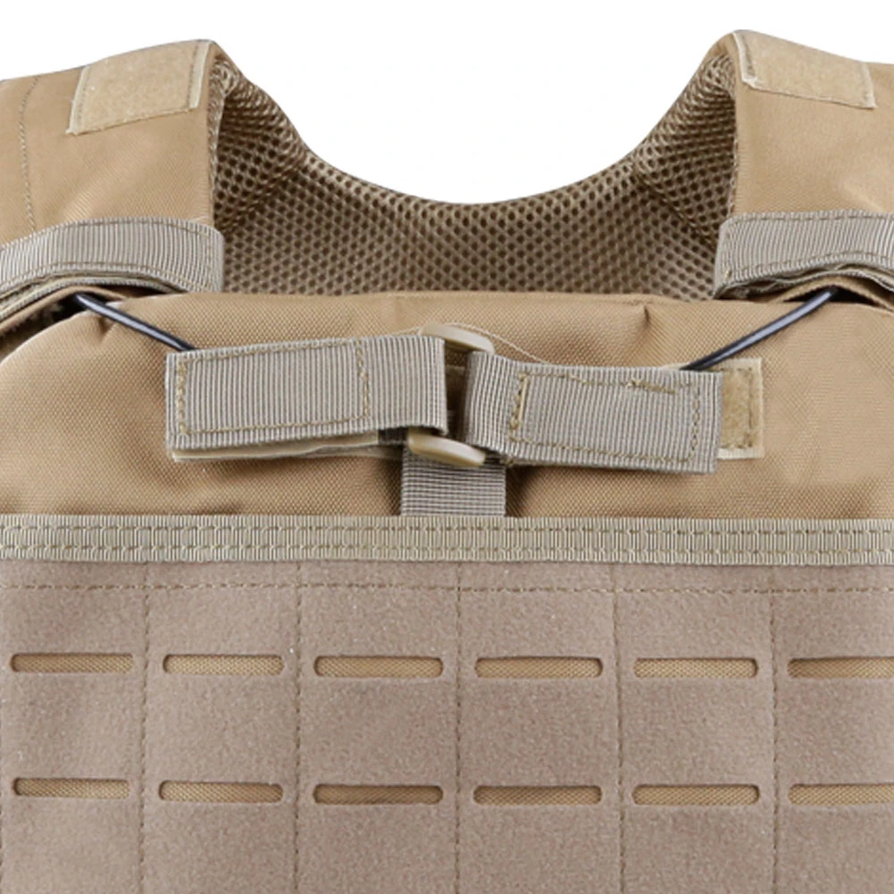 Chaleco portador de placa táctica, sistema de liberación rápida, corte láser, fajas ligeras de nailon Molle - imagen 2