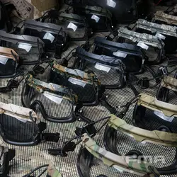 FMA Gafas antidisturbios tácticas divididas para casco ARC antiniebla