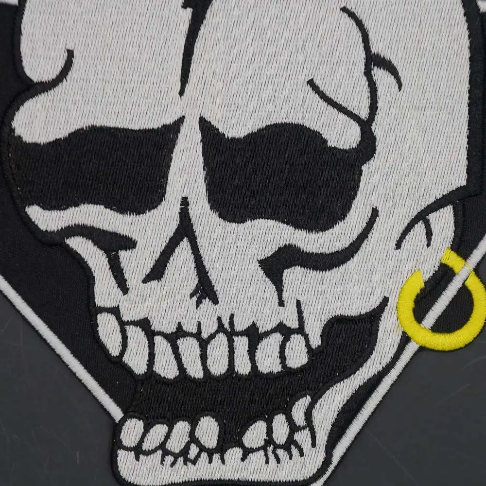 Cráneo Gypsy Joker Australia bordado motocicleta motero parche pegatina insignia para ropa sombrero bolsas hierro en el respaldo - imagen 5