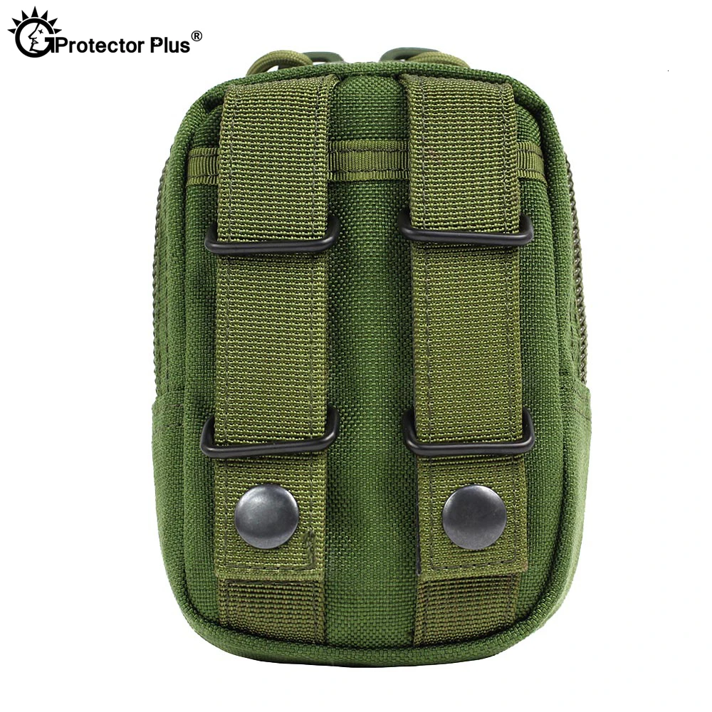 Bolsa de accesorios de camuflaje Plus, bolsa táctica Molle impermeable para viajes al aire libre, caza, Camping, teléfono móvil, bolsa deportiva - imagen 5
