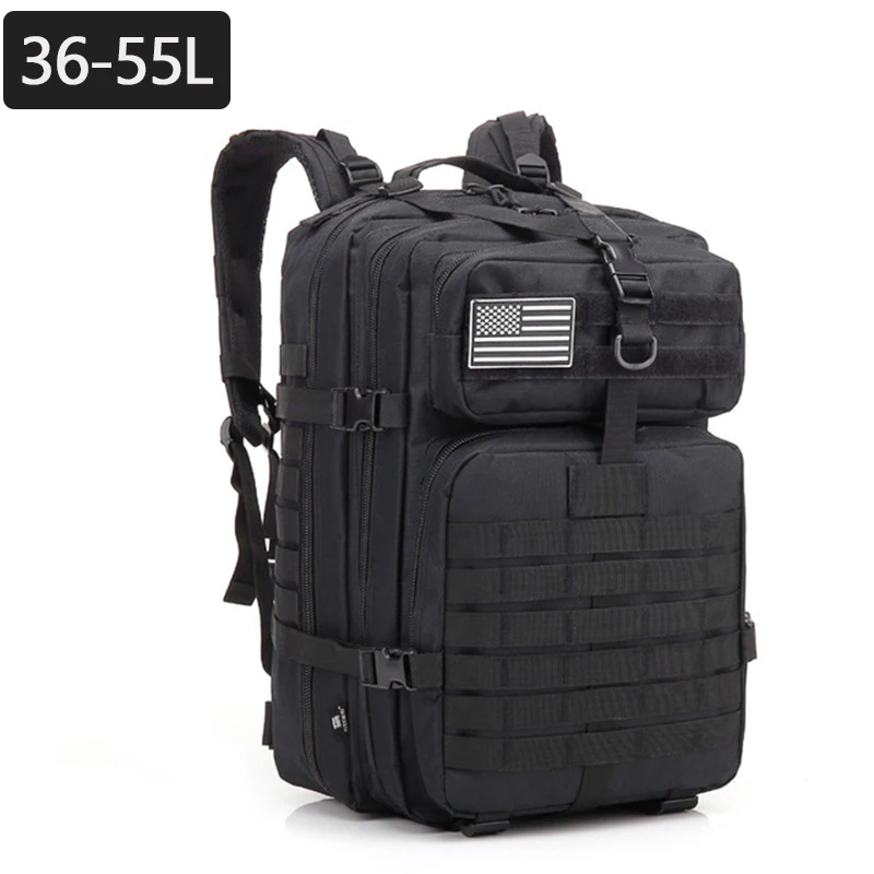 Mochila militar de gran capacidad, mochila de trekking, bolsa militar deportiva de viaje, mochila para acampar al aire libre - imagen 2