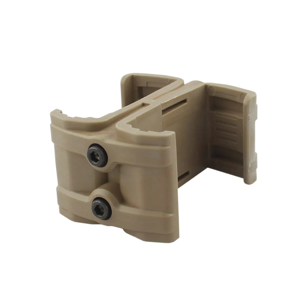 VULPO pistola de Rifle táctico M4 AR15, conector paralelo de revista, acoplador de doble revista, soporte de Clip, accesorios de caza - imagen 4