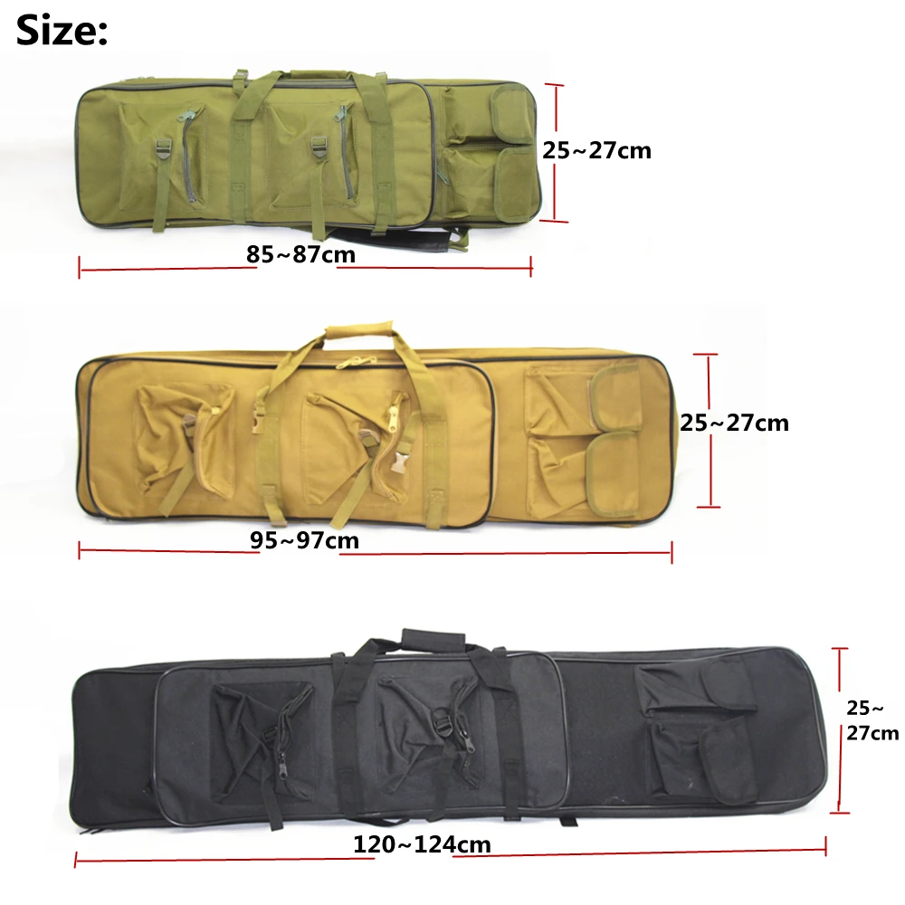 Bolsa de transporte para pistola de carabina Airsoft pesada táctica, 95cm, 85cm, 120cm, funda para Rifle, mochila de caza, bolsas para accesorios de caza - imagen 3
