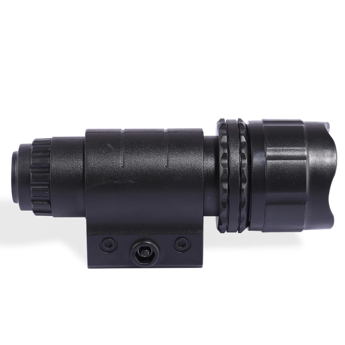 Linterna LED táctica de plástico, luz blanca de alto brillo para pistola de juguete Nerf, decoración de tubo frontal negro para Jinming 8 Blaster - imagen 2