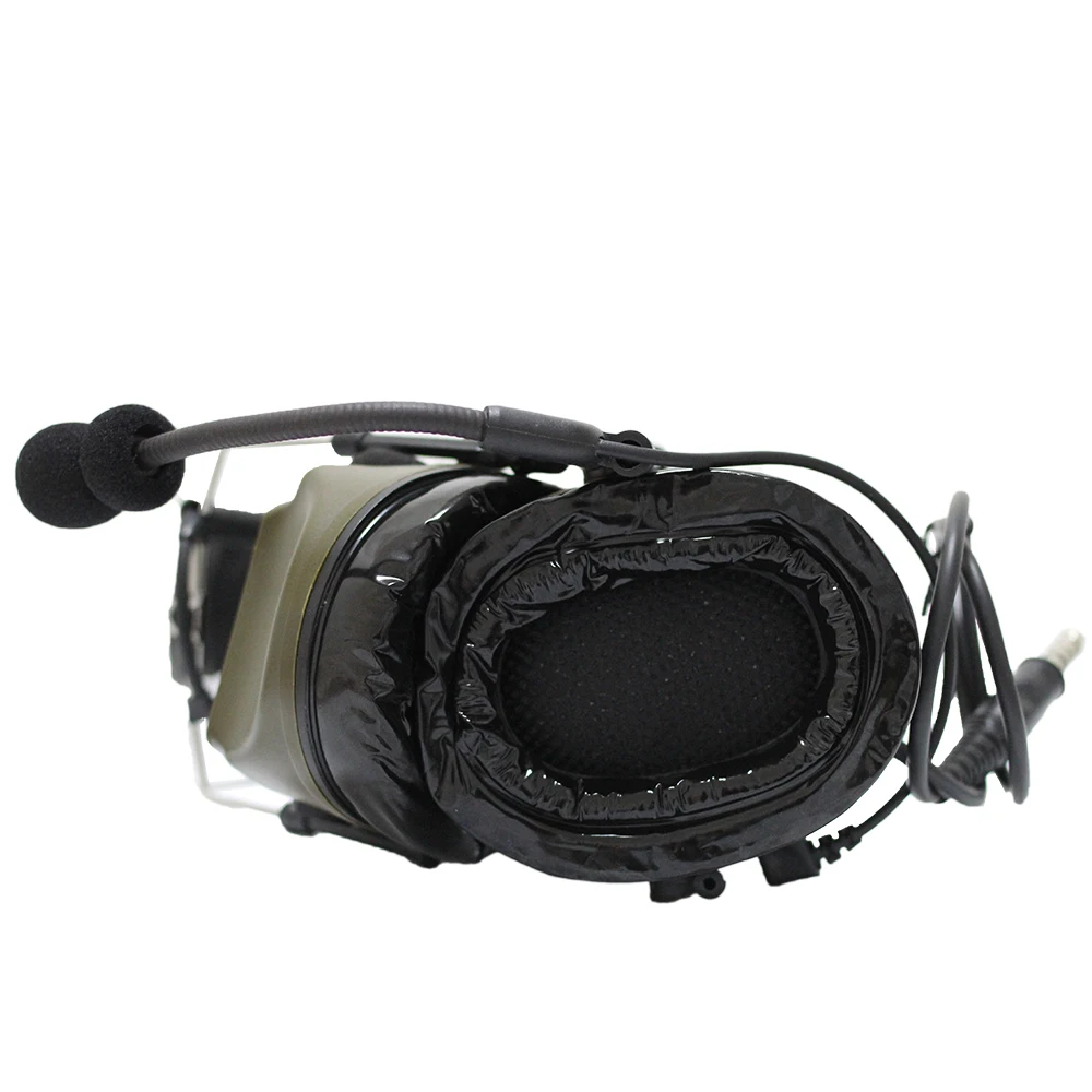 Auricular militar de silicona para caza, de doble paso orejera, reducción de ruido, Comtac III - imagen 5