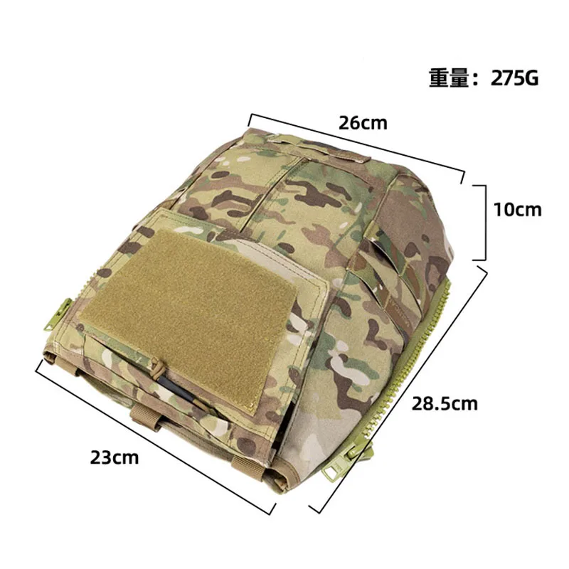 Chaleco táctico con cremallera en el Panel, mochila militar, portador de placa, bolsa de almacenamiento para CPC AVS JPC2.0 - imagen 2