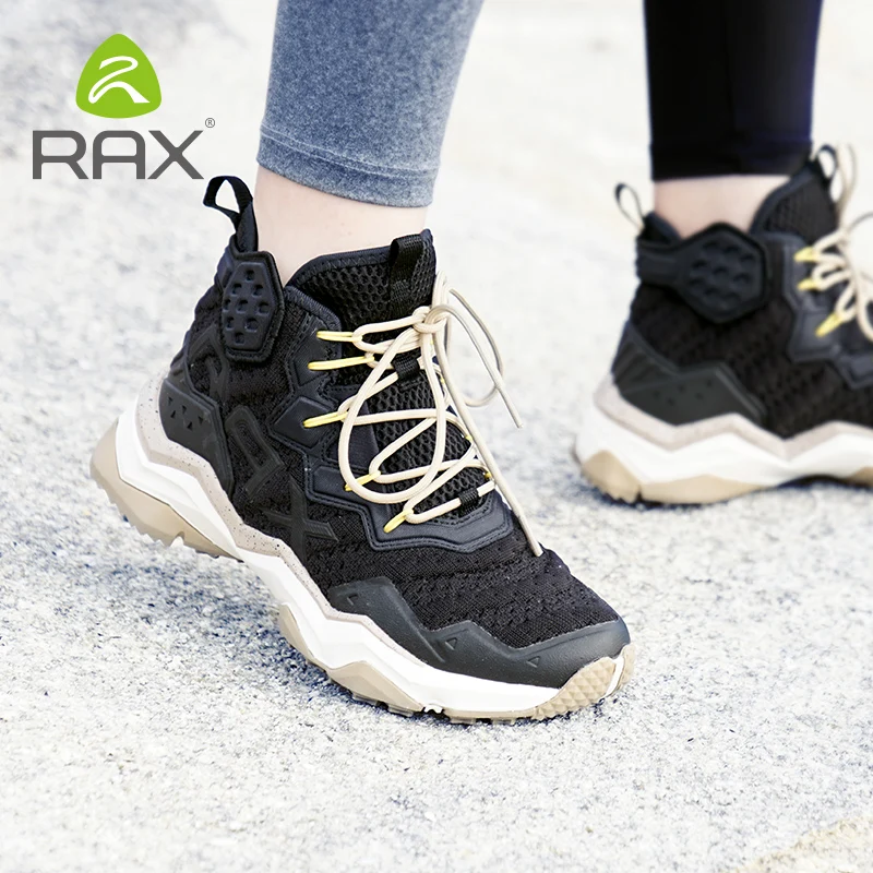 RAX-zapatos de senderismo cálidos para hombre y mujer, botas de caza para caminar al aire libre, deporte de montaña, escalada, trekking, primavera - imagen 3
